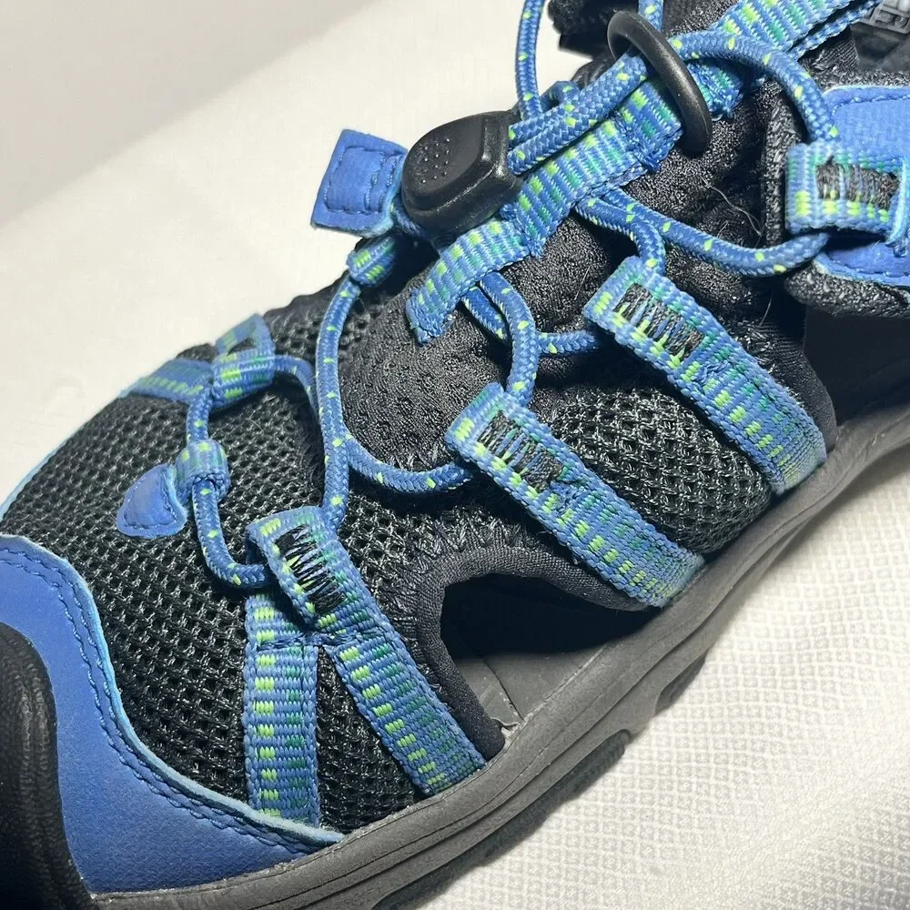 NEW TEVA Manatee Hiking Scandals / Water Shoes Size 1 Blue / Green - 1019403C